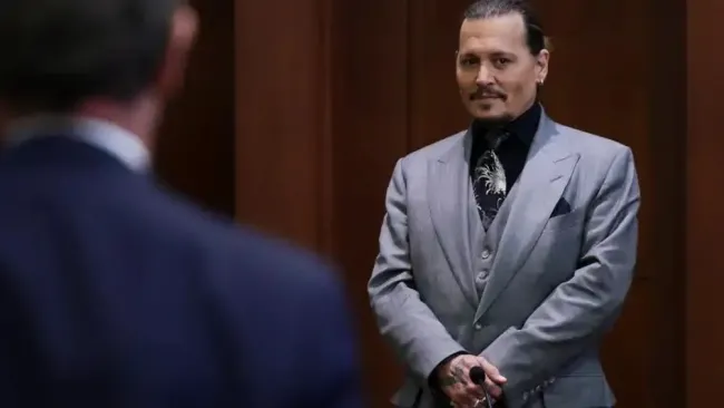 Johnny Depp en el estrado