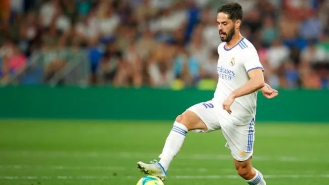 Isco jugando con el Real Madrid