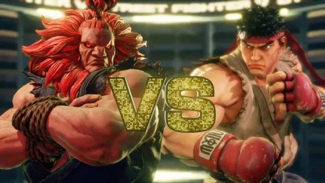 Ryu y Akuma de Street Fighter V