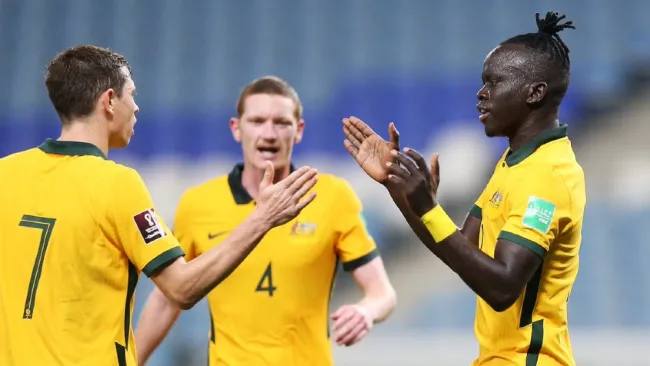 Australia tras finalizar partido de preparación