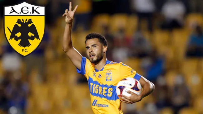 Diego Reyes, en festejo de gol