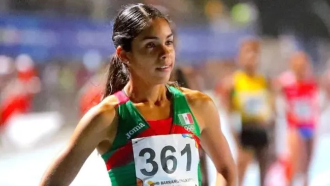 Mariela Real en una competición