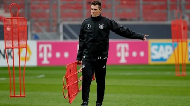 Miroslav Klose, jugando con Alemania 