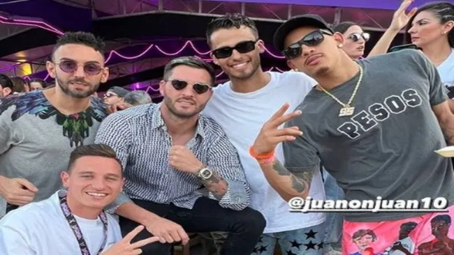 Juan Toscano fue al Machaca con Gignac, Thauvin y Reyes