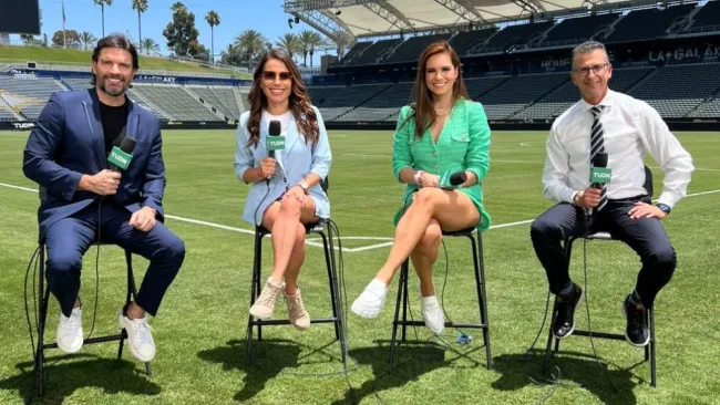 Tania Rincón en el Dignity Health Sports Park