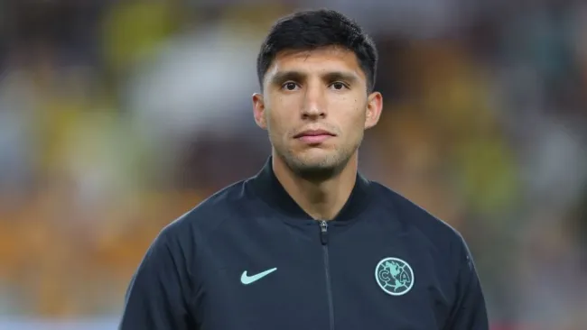 Jordan Silva previo a un partido del América