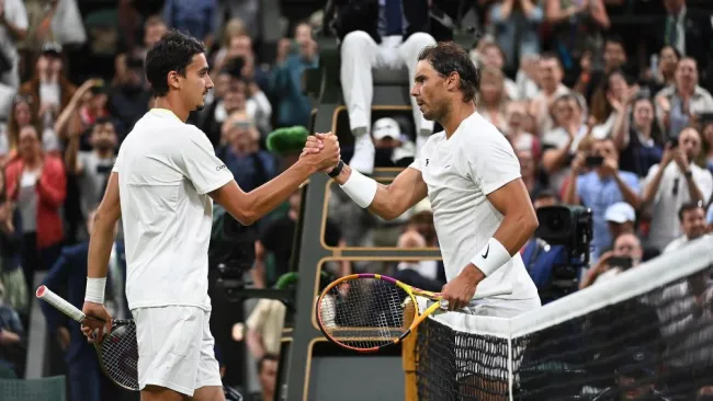 Nadal y Sonego tuvieron un cruce de palabras