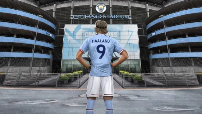 Haaland usará el dorsal 9 con el Manchester City