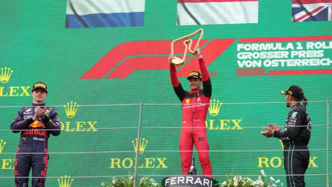 Error de la F1 en el podio del GP de Austria