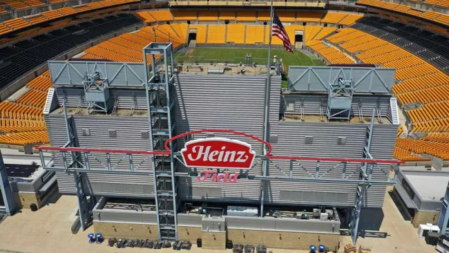 Panorámica del inmueble de los Steelers 