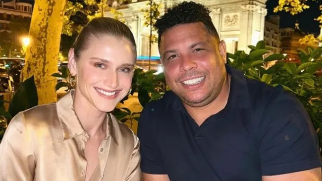 Ronaldo Nazario y Celina Locks