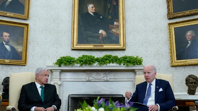 Reunión entre los mandatarios