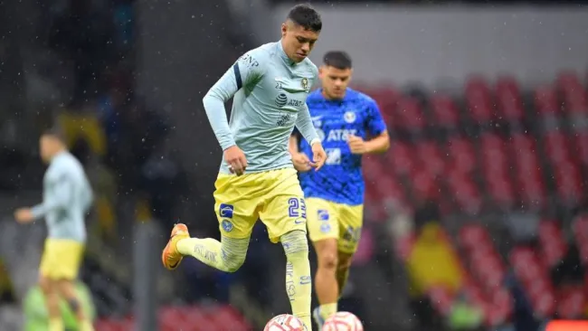 Emilio Lara previo a un partido del América