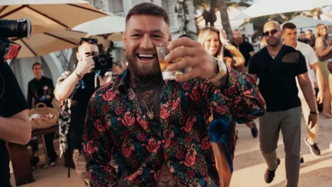 Conor McGregor en su fiesta de cumpleaños