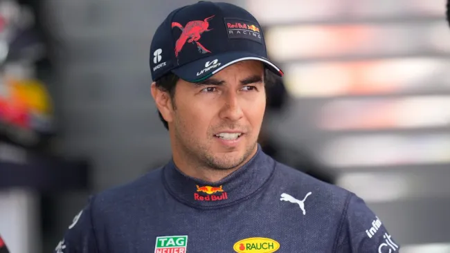 Checo Pérez con Red Bull