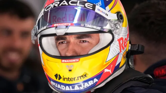 Checo sufrió el percance en la primera práctica