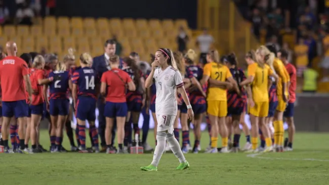 Katty Martínez después del partido ante Estados Unidos