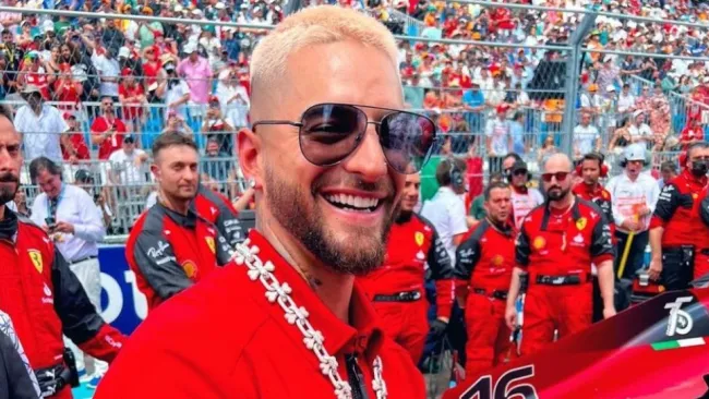 Maluma previo al GP de Miami