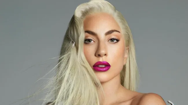 Lady Gaga en una sesión de fotos 