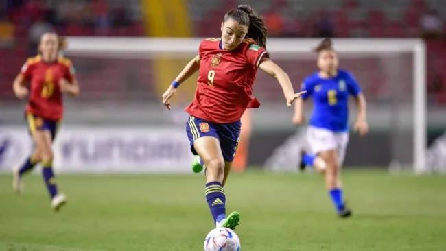 Acción en el España vs Brasil