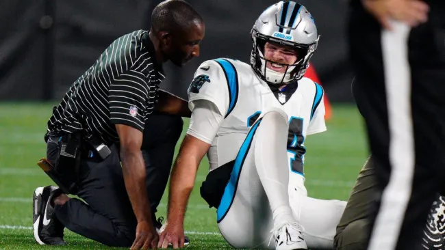 Sam Darnold, quarterback de los Carolina Panthers