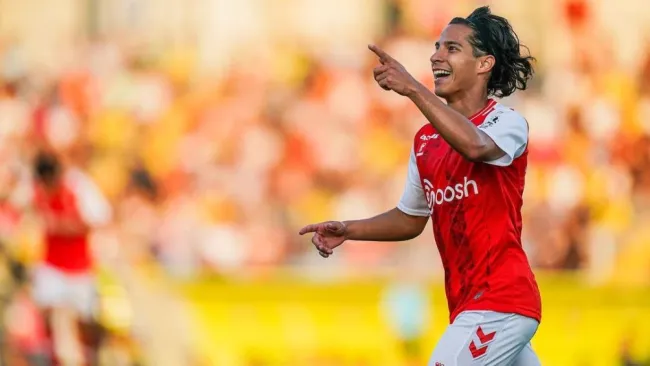Diego Lainez, delantero del SC Braga