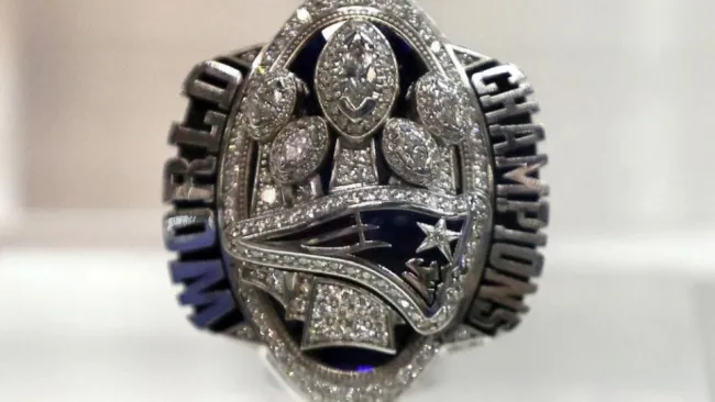 Anillo de Super Bowl de los Patriots