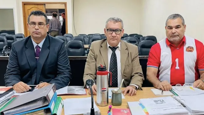 Chilavert durante el juicio en su natal Paraguay