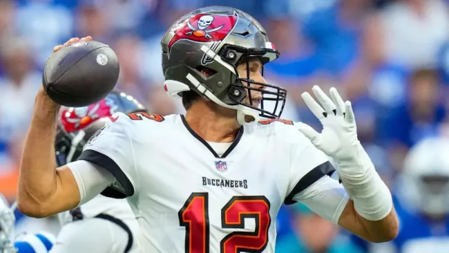 Tom Brady jugando con Tampa Bay