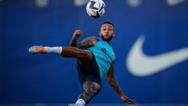 Depay en el Barcelona