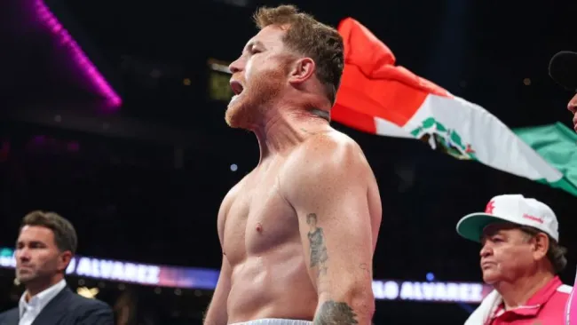 Canelo Álvarez previo a una pelea