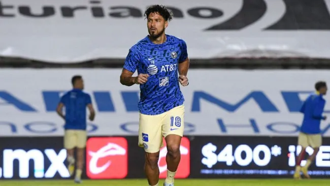 Bruno Valdez previo a un partido del América