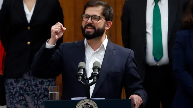 Gabriel Boric, presidente de Chile
