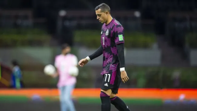 Rogelio Funes Mori durante un partido de México