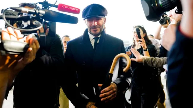 Beckham estuvo en la fila por más de 12 horas