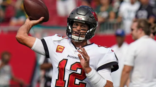 Tom Brady durante un partido de los Buccaneers
