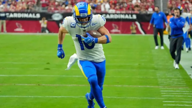 Cooper Kupp durante un partido de los Rams