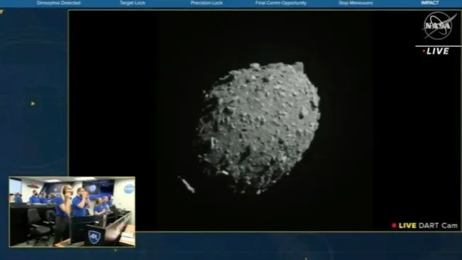 Asteroide impactado por sonda espacial de la NASA