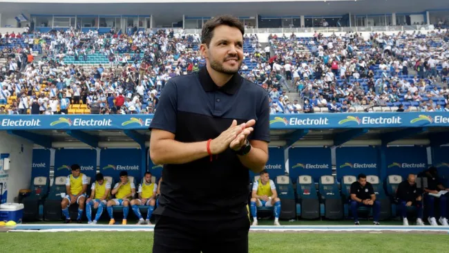 Nicolás Larcamón, técnico del Puebla