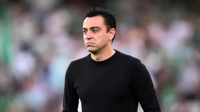 Xavi Hernández en lamento