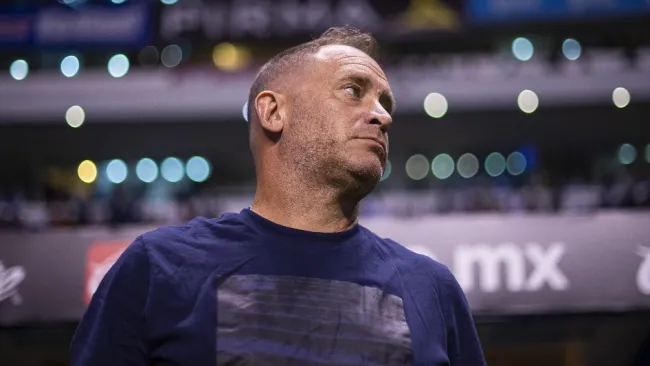 Andrés Lillini en un partido de Pumas