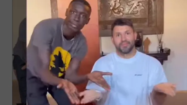 El encuentro resultó en un cómico video 