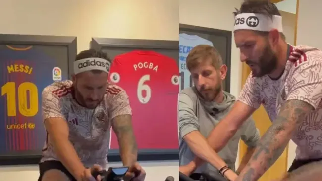 André-Pierre Gignac entrenó con la playera del Tri