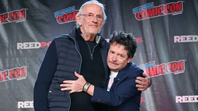 Doc y Marty McFly en Comic-Con
