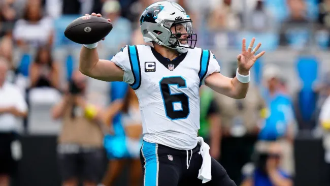 Baker Mayfield, quarterback de los Carolina Panthers