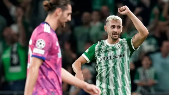 Maccabi Haifa venció 2 - 0 Juventus