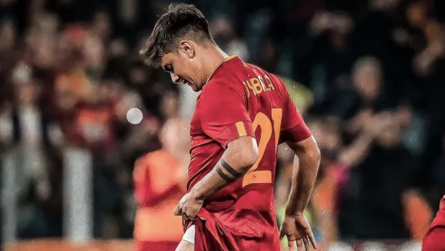 Dybala al momento de su lesión