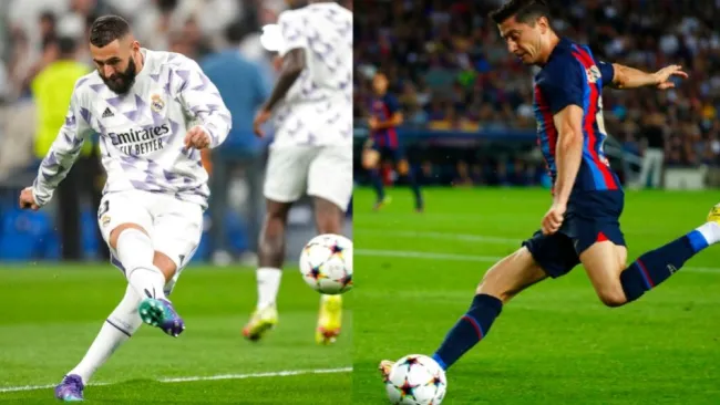 Benzema y Lewandowski, los mejores delanteros