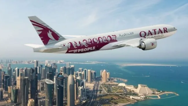 Avión de Qatar Airways