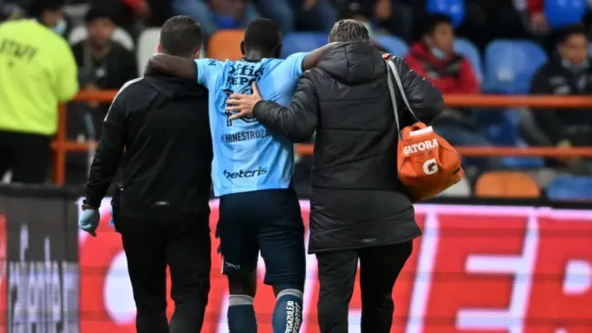 Marino Hinestroza, lesionado en el duelo 